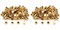 200 Assorted Gold Tone Watch Crowns For Watch Repair misc. watch crowns